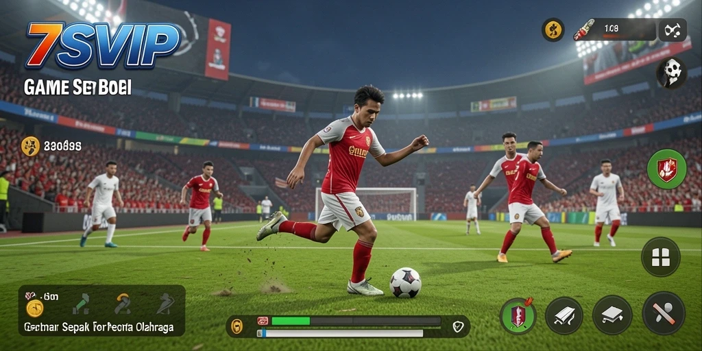 Gameplay seru 7SVIP dengan momen-momen menegangkan di lapangan.