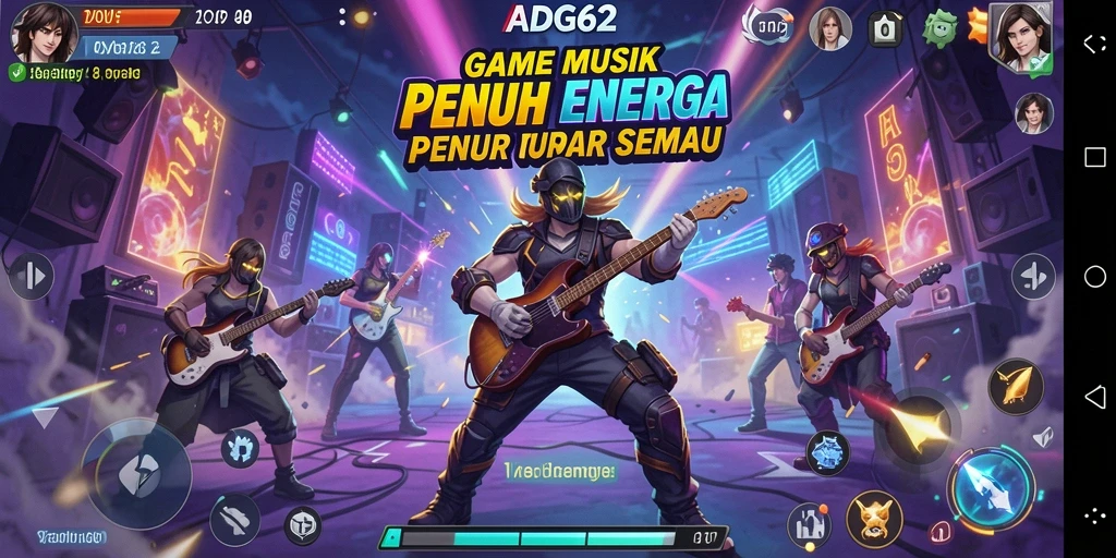 Gameplay <strong>ADG62</strong> yang interaktif dengan nyanyian yang menyenangkan.