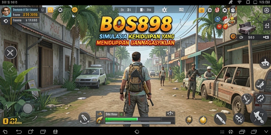 Tampilan gameplay menarik dari BOS898 yang penuh warna.