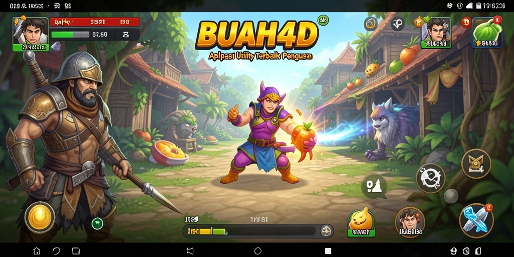 Tampilan antarmuka BUAH4D yang bersih dan menarik.