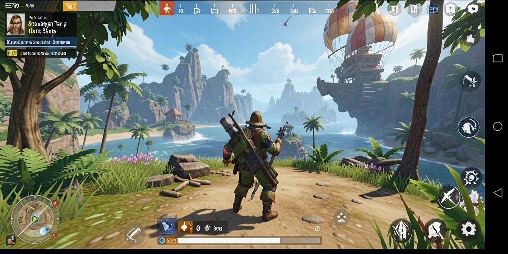 Tangkapan layar EE789 yang menampilkan gameplay dunia terbuka yang mendalam.