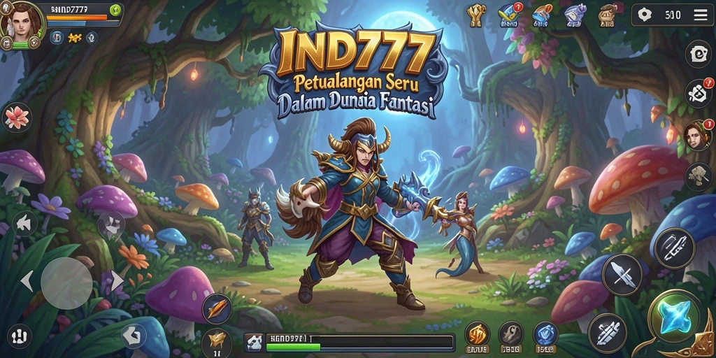 Tampilan gameplay menarik dengan visual RPG yang menakjubkan.