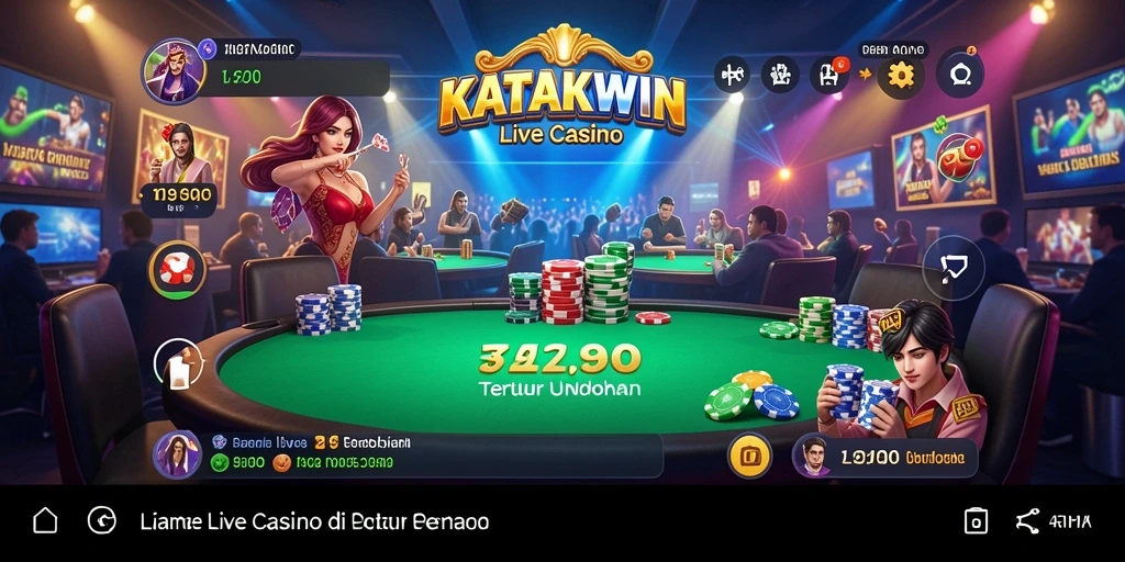 Tampilan gameplay KATAKWIN yang menarik dan interaktif.