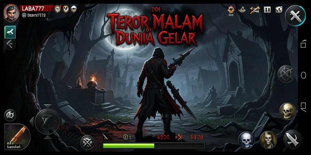 Tangkapan layar menampilkan momen mencekam dalam permainan.