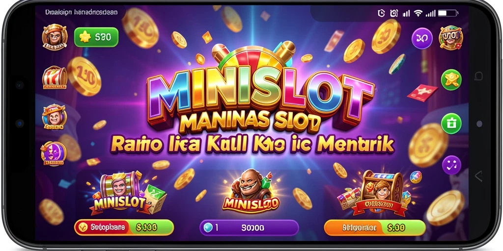 Tampilan gameplay menarik dan penuh warna dari MINISLOT.