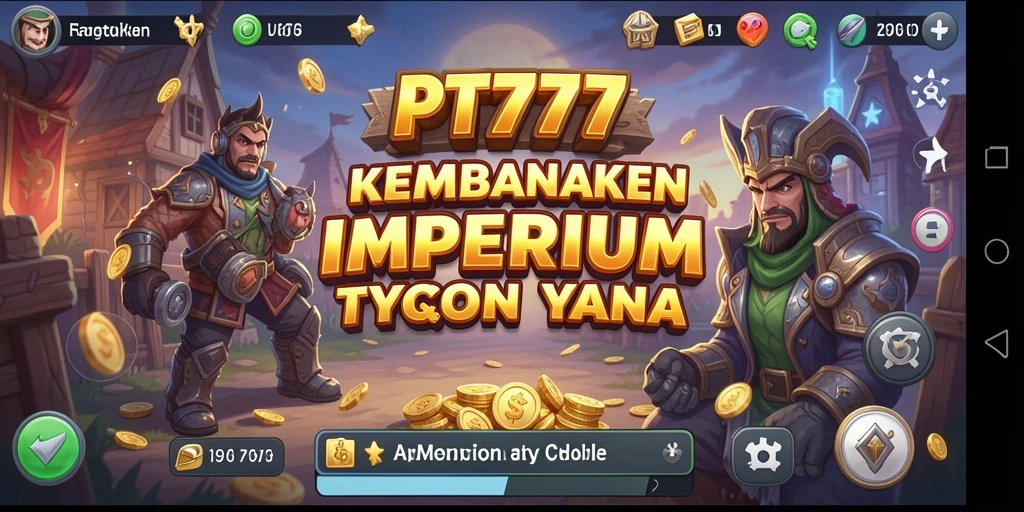 Screenshot PT777 menampilkan gameplay Tycoon yang menarik dan mendalam.