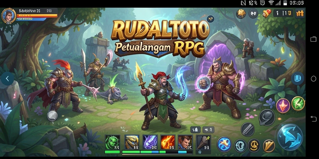 Menampilkan gameplay menarik RUDALTOTO dengan pertarungan epik.
