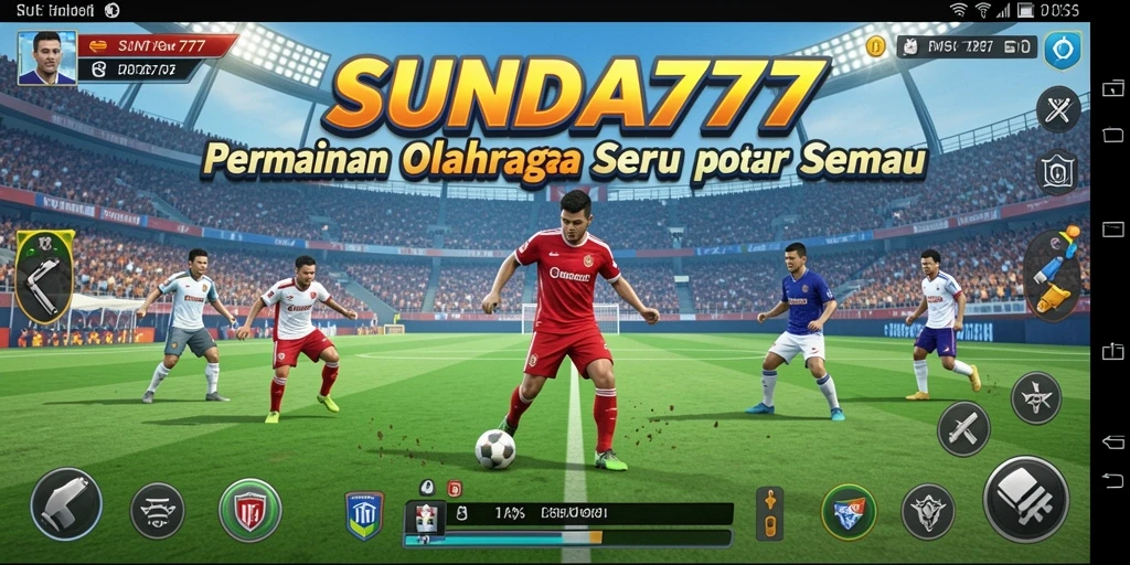 Tampilan menarik dari SUNDA777 menunjukkan gameplay olahraga yang mendebarkan.