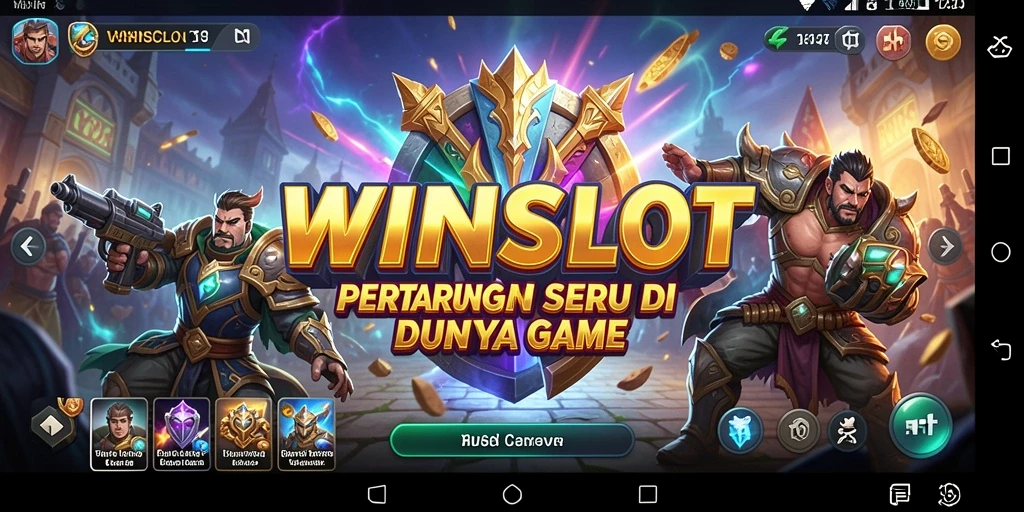 Tampilan gameplay seru WINSLOT dengan aksi pertarungan yang mendebarkan.
